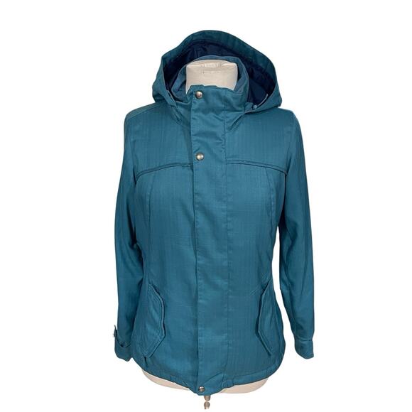 Burton Jacket Women’s X-Small Turquoise Dry Ride Snowboard Ski Hooded Outdoor - Picture 1 of 16